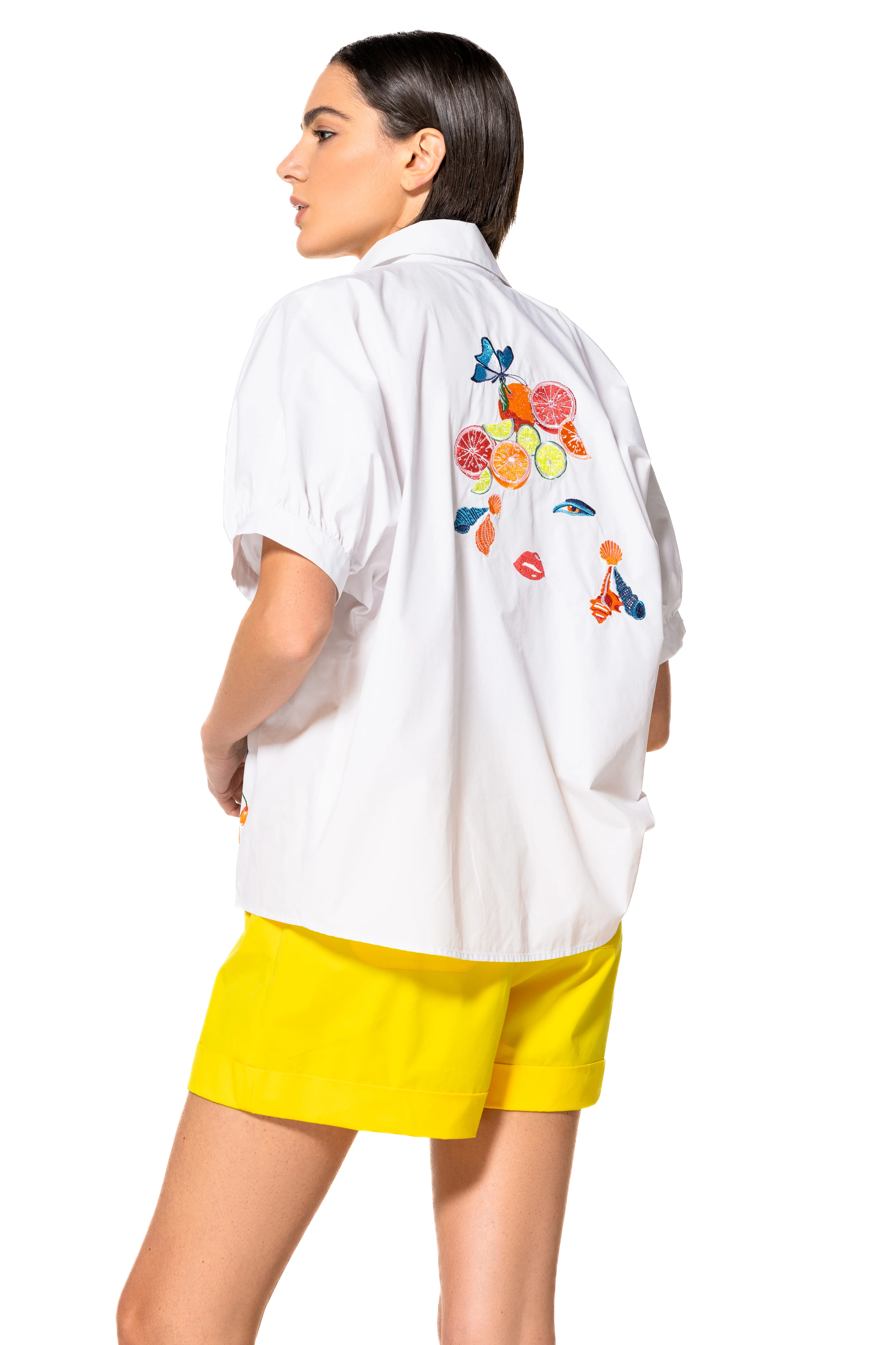 Blouses korte mouw multicolor Caroline Biss - Image 4