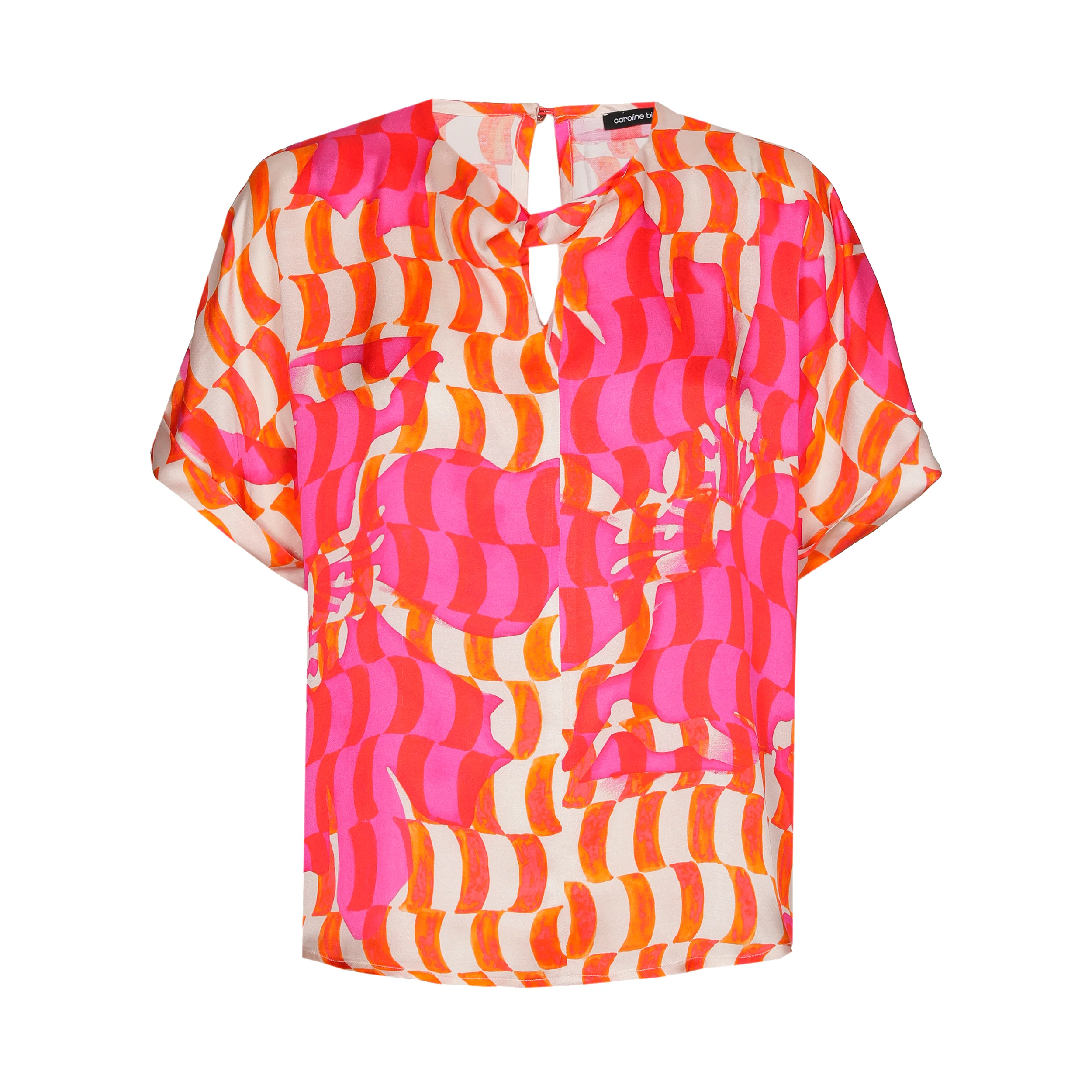 Blouses korte mouw multicolor Caroline Biss