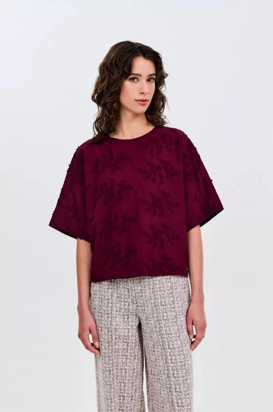 Blouses korte mouw multicolor CKS