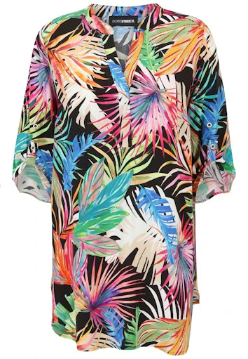 Blouses korte mouw multicolor Doris Streich
