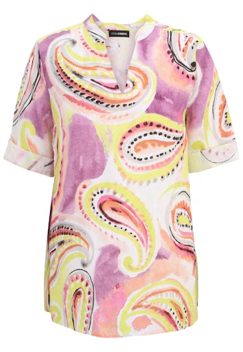 Blouses korte mouw multicolor Doris Streich