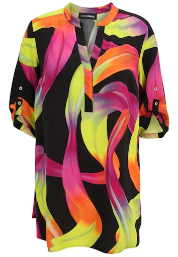 Blouses korte mouw multicolor Doris Streich