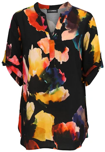 Blouses korte mouw multicolor Doris Streich