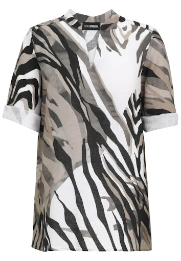 Blouses korte mouw multicolor Doris Streich