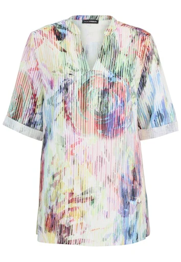 Blouses korte mouw multicolor Doris Streich