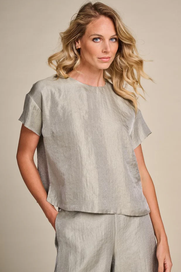 Blouses korte mouw multicolor Due Amanti