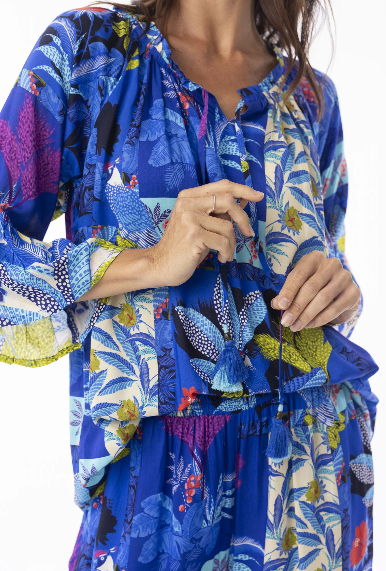 Blouses korte mouw multicolor Escape - Image 4