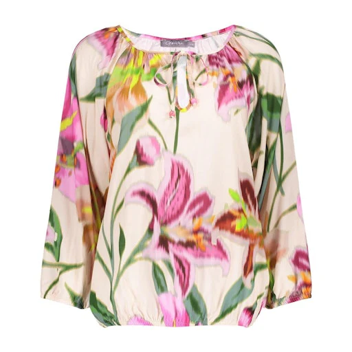 Blouses korte mouw multicolor Geisha - Image 2