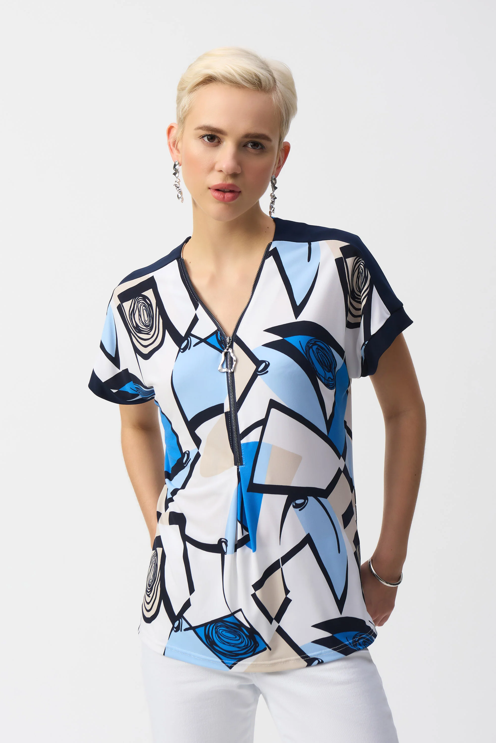 Blouses korte mouw multicolor Joseph Ribkoff