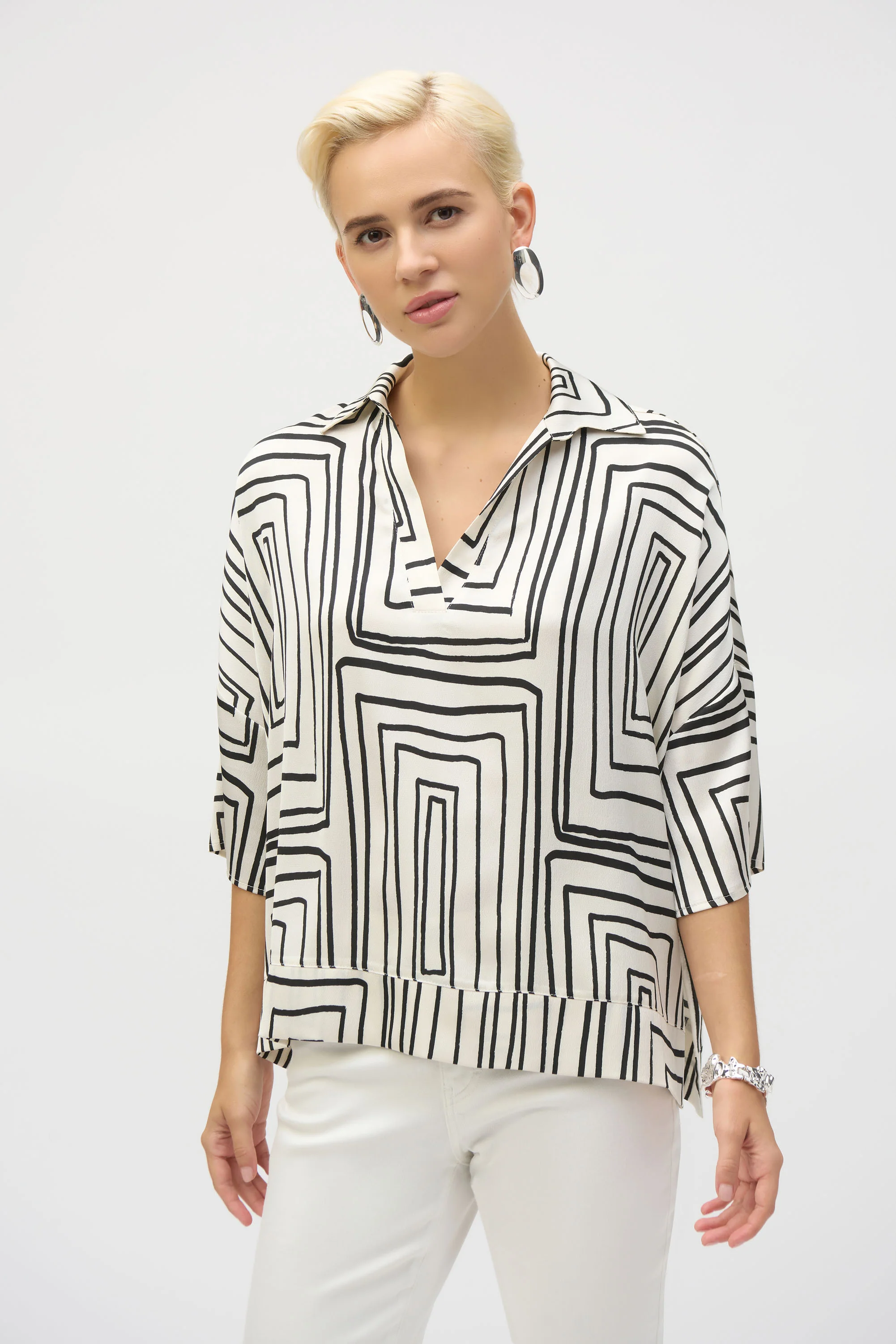 Blouses korte mouw multicolor Joseph Ribkoff - Image 2