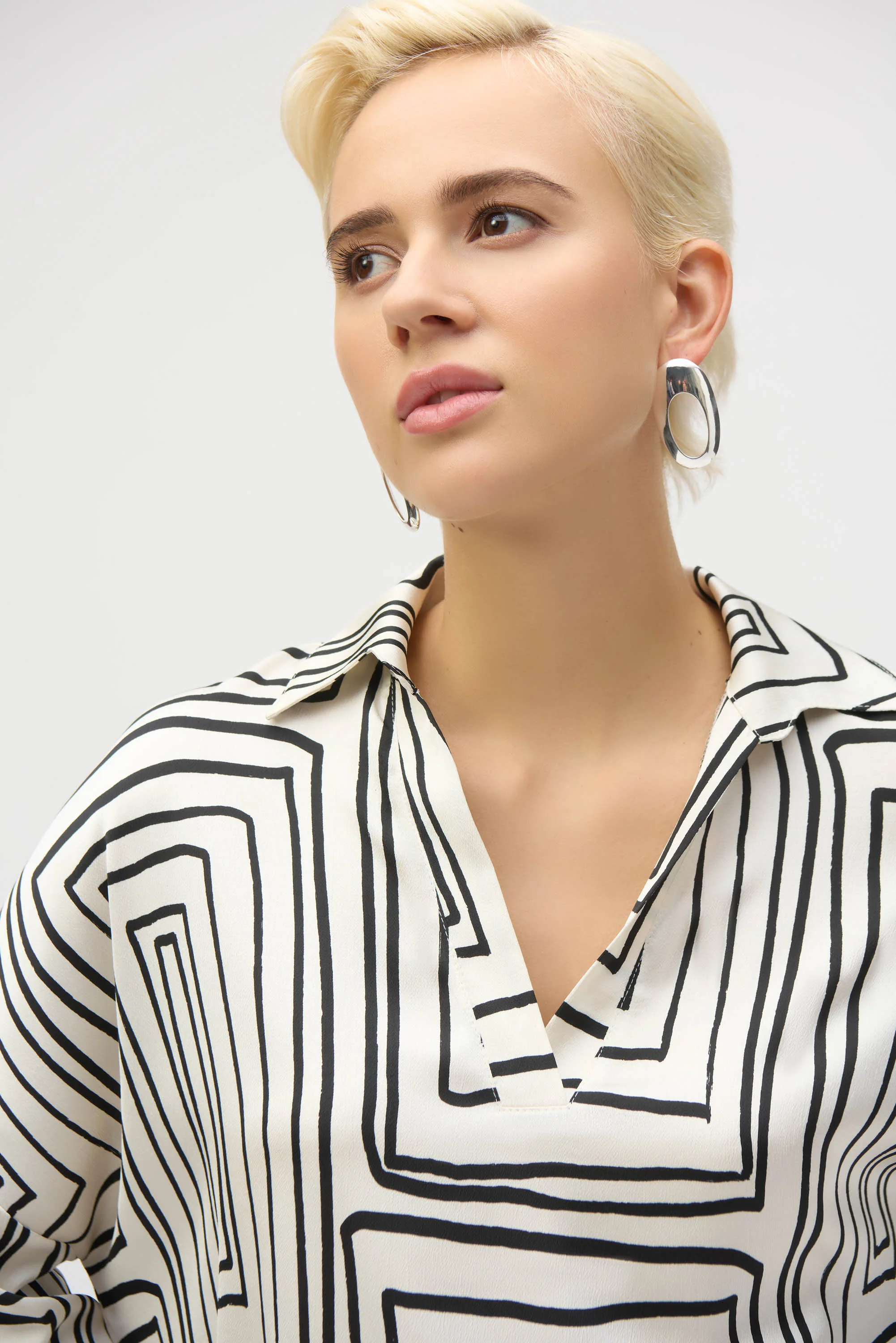 Blouses korte mouw multicolor Joseph Ribkoff - Image 3