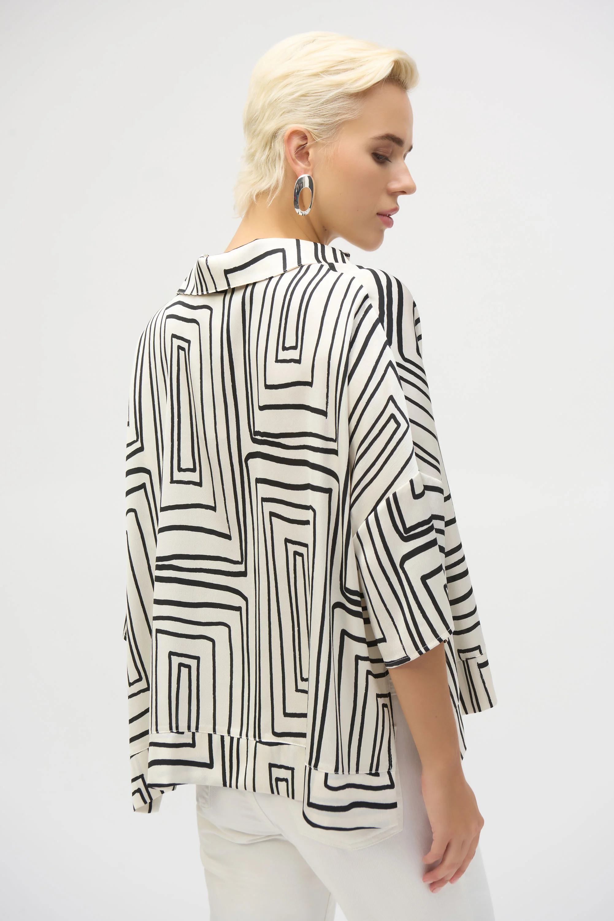 Blouses korte mouw multicolor Joseph Ribkoff - Image 4