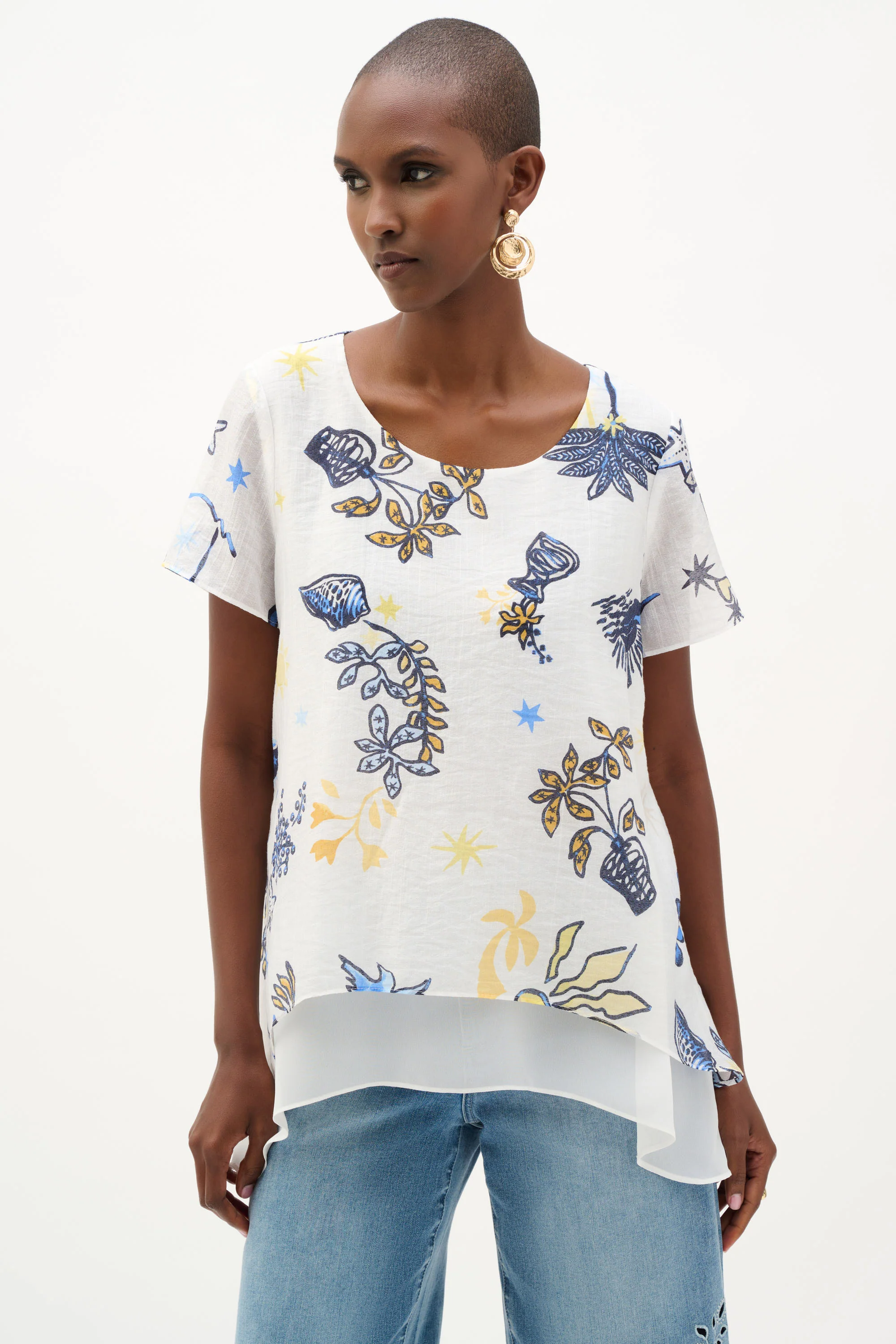 Blouses korte mouw multicolor Joseph Ribkoff