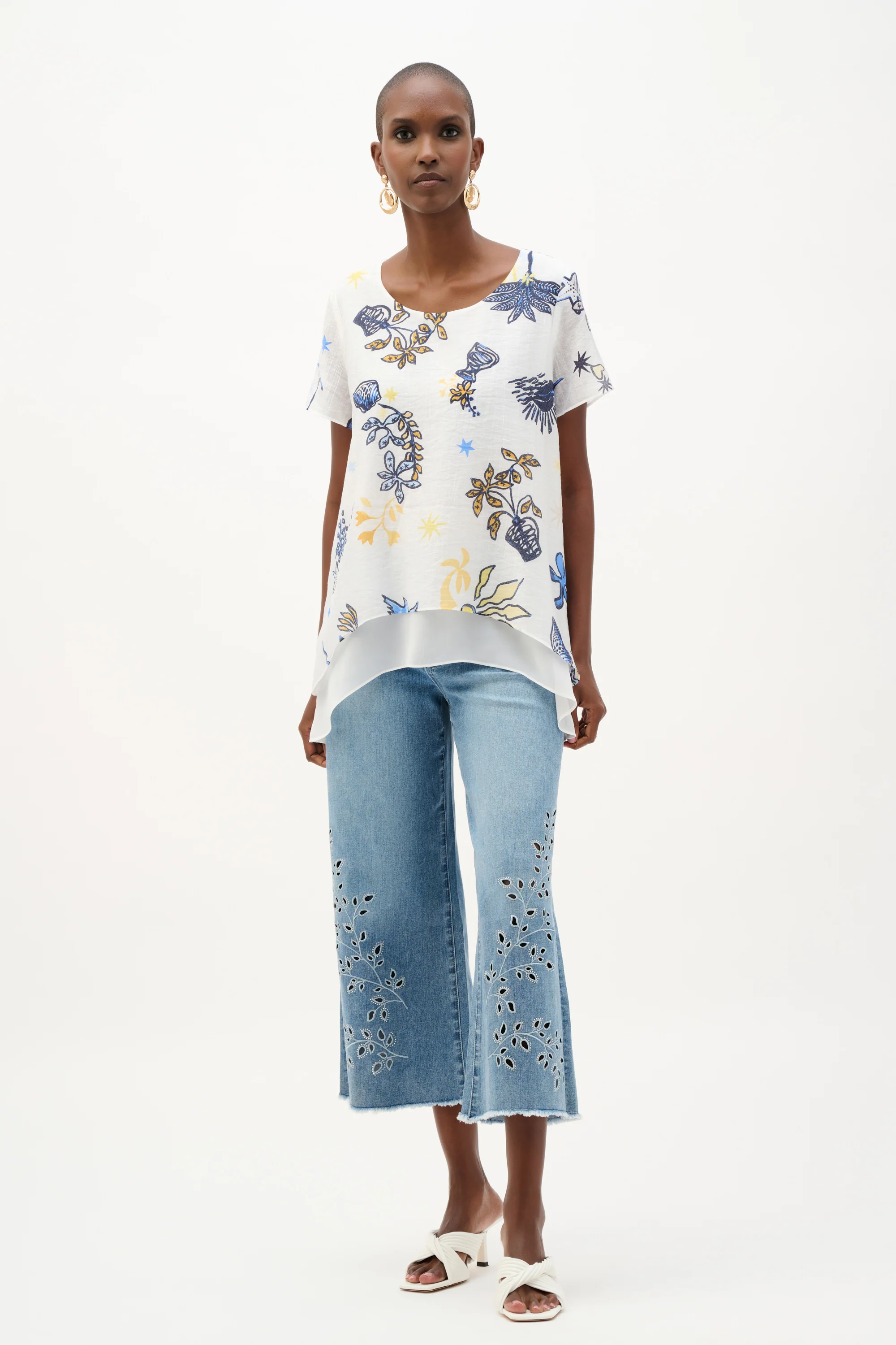 Blouses korte mouw multicolor Joseph Ribkoff - Image 2