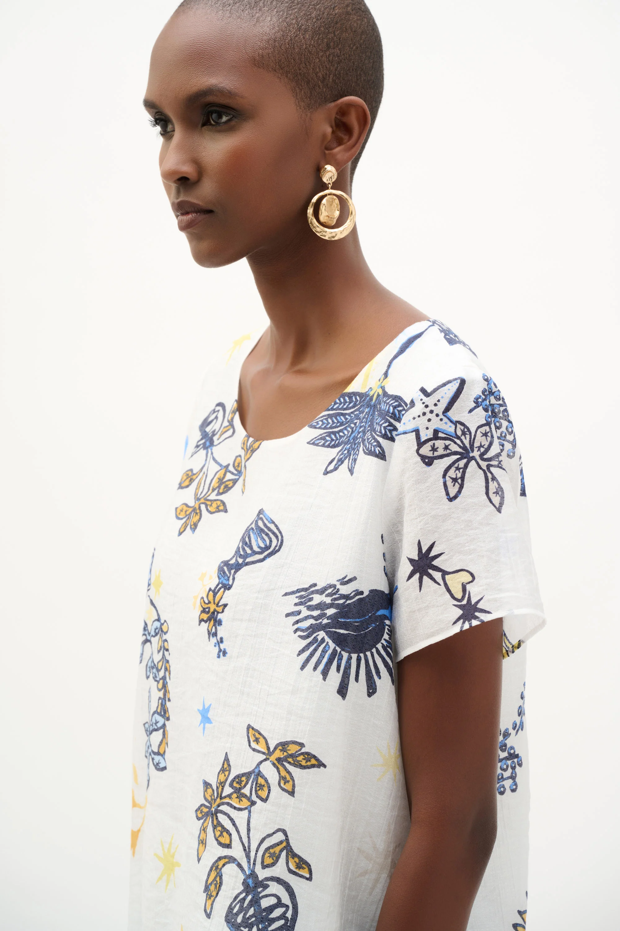 Blouses korte mouw multicolor Joseph Ribkoff - Image 3