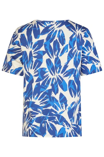 Blouses korte mouw navy Barbara Lebek - Image 2