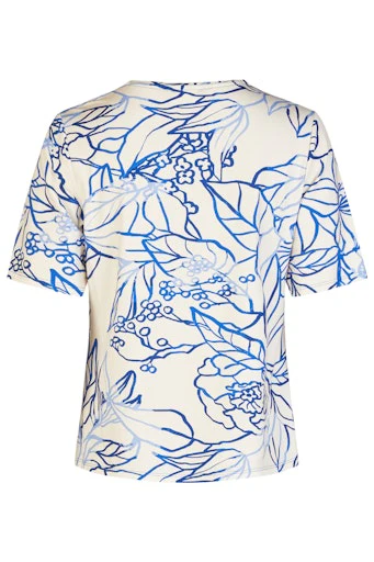 Blouses korte mouw navy Barbara Lebek - Image 2