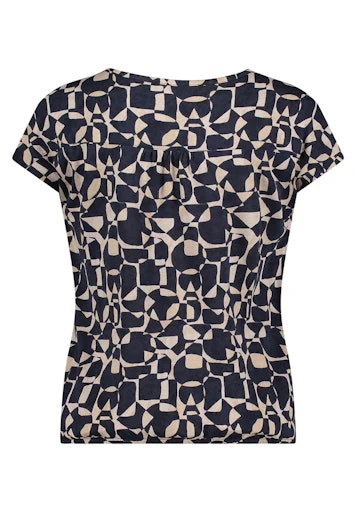 Blouses korte mouw navy Betty & Co - Image 2