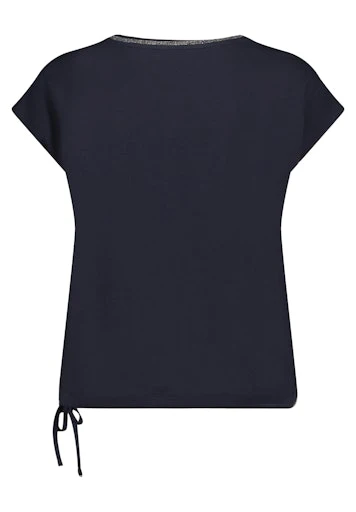 Blouses korte mouw navy Betty & Co - Image 2