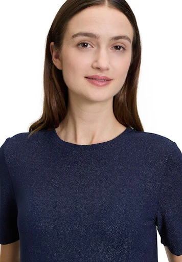 Blouses korte mouw navy Betty & Co - Image 6