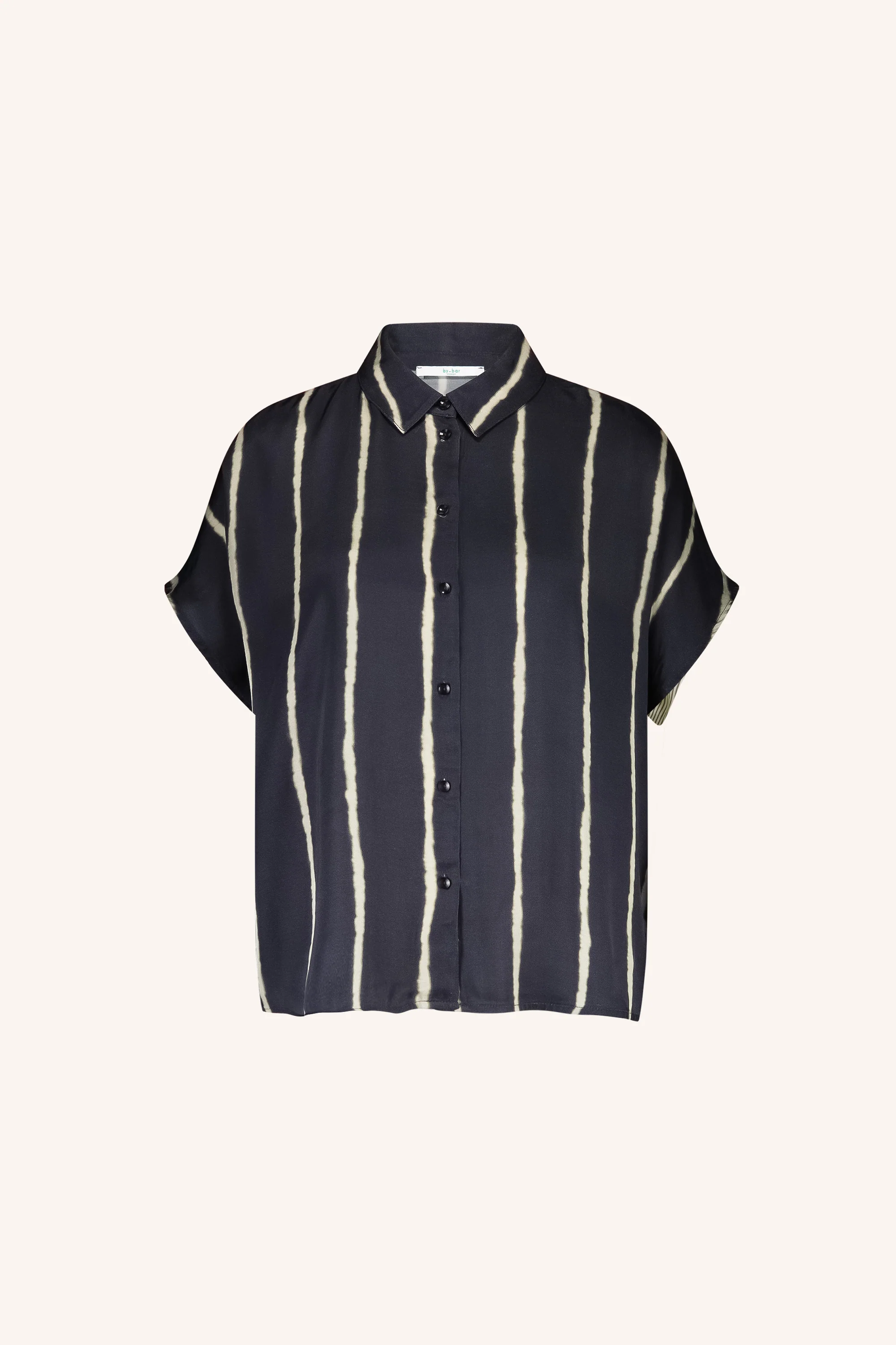 Blouses korte mouw navy by-bar - Image 2