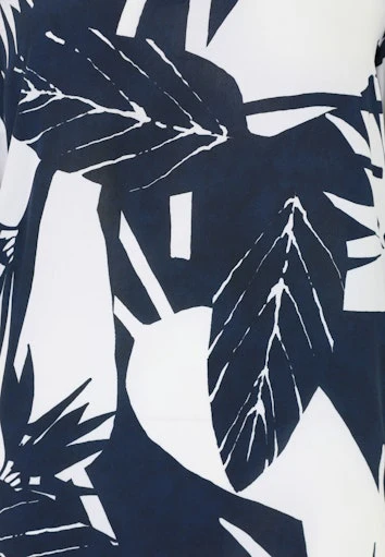 Blouses korte mouw navy Doris Streich - Image 3
