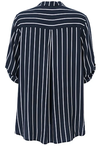 Blouses korte mouw navy Doris Streich - Image 2