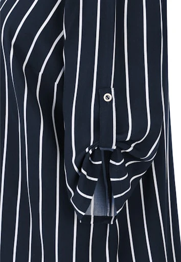 Blouses korte mouw navy Doris Streich - Image 3
