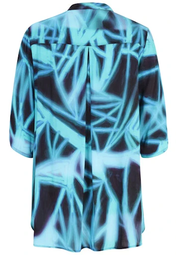 Blouses korte mouw navy Doris Streich - Image 2