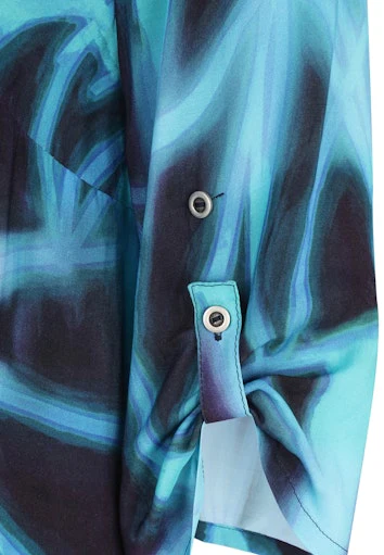 Blouses korte mouw navy Doris Streich - Image 3