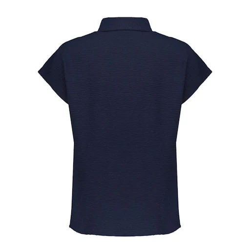 Blouses korte mouw navy Geisha - Image 4