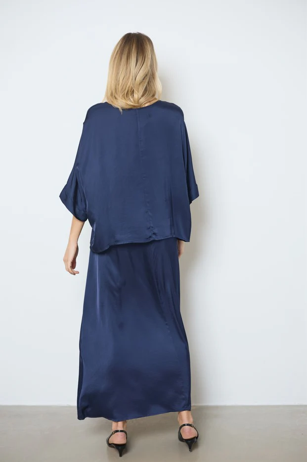 Blouses korte mouw navy LOVE AT ME - Image 2