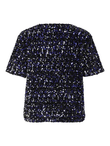 Blouses korte mouw navy VILA - Image 2
