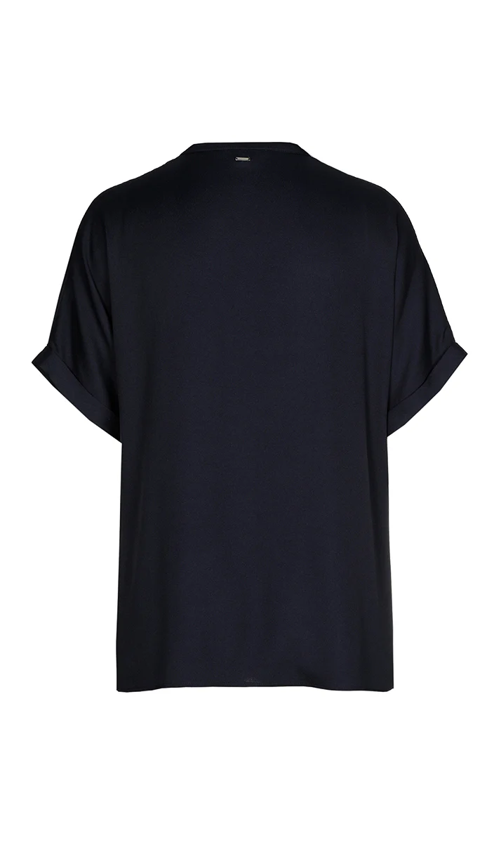 Blouses korte mouw navy Xandres Gold - Image 2
