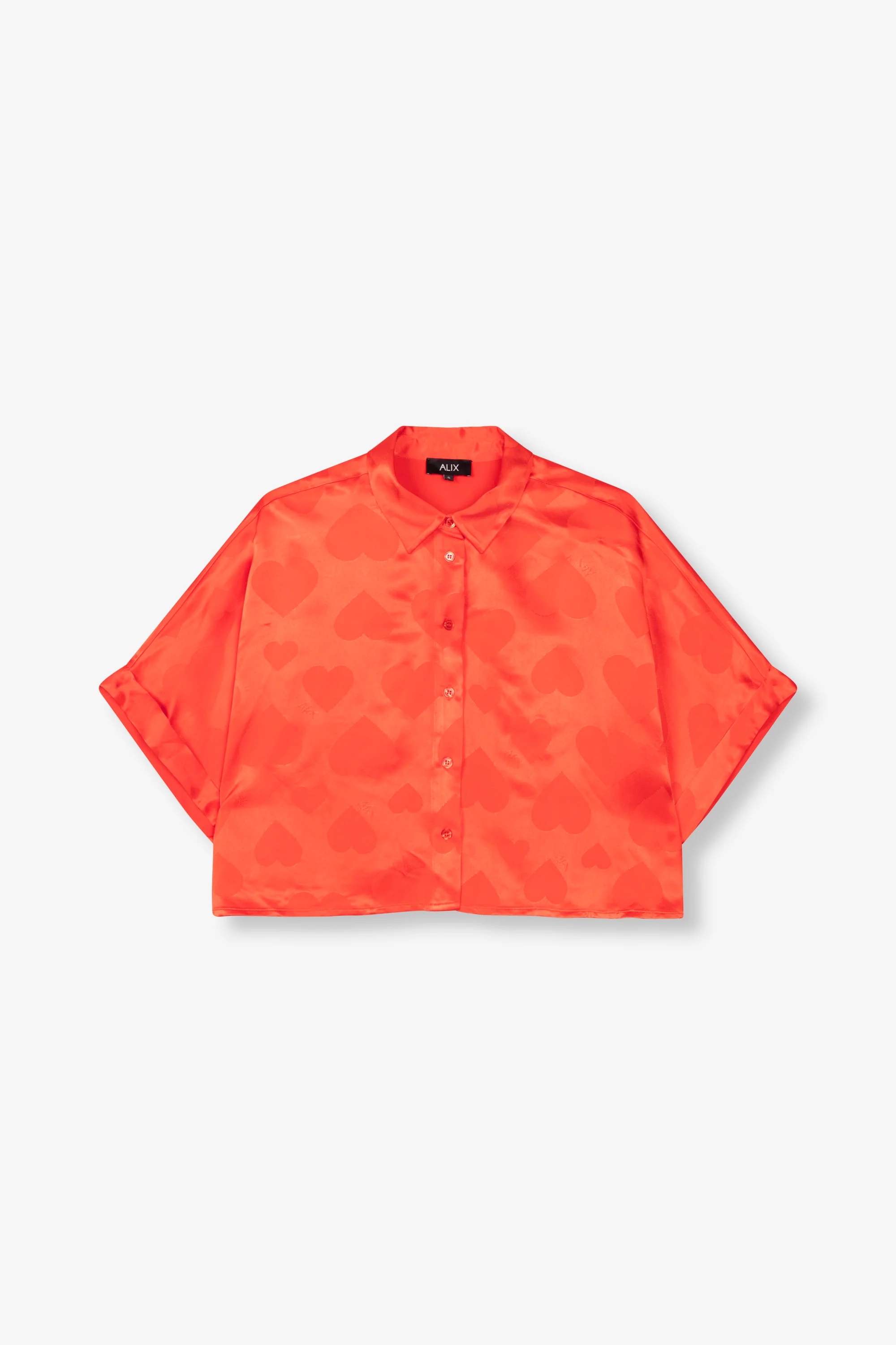 Blouses korte mouw oranje ALIX The Label - Image 3