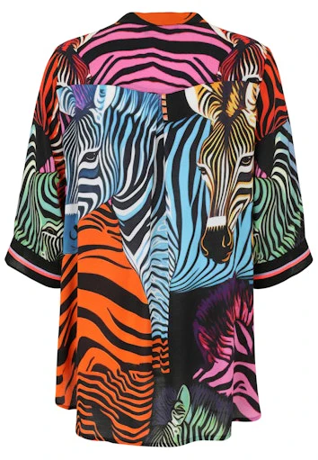 Blouses korte mouw oranje Doris Streich - Image 2
