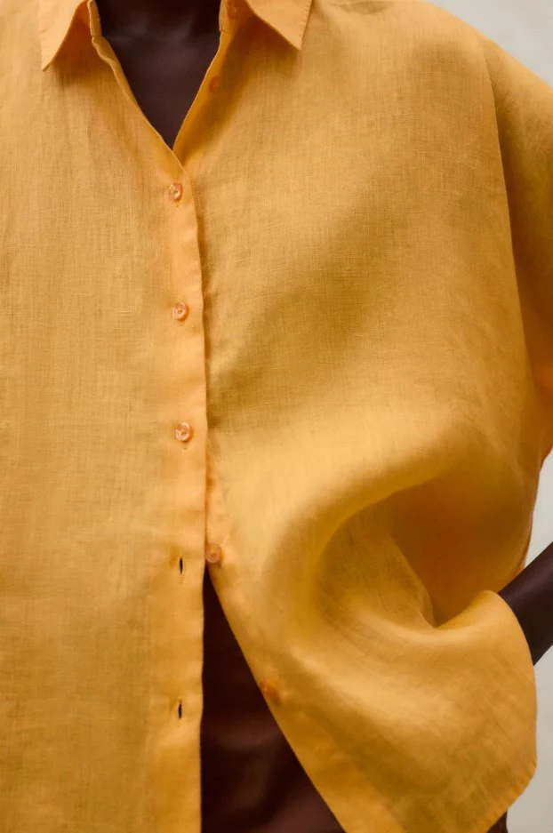 Blouses korte mouw oranje ECOALF - Image 2