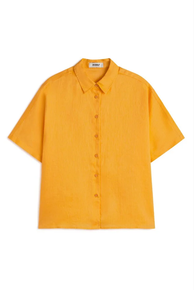 Blouses korte mouw oranje ECOALF - Image 3