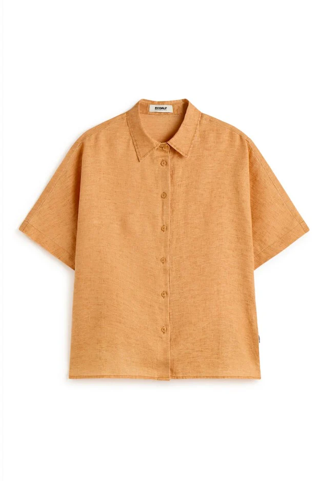 Blouses korte mouw oranje ECOALF - Image 2