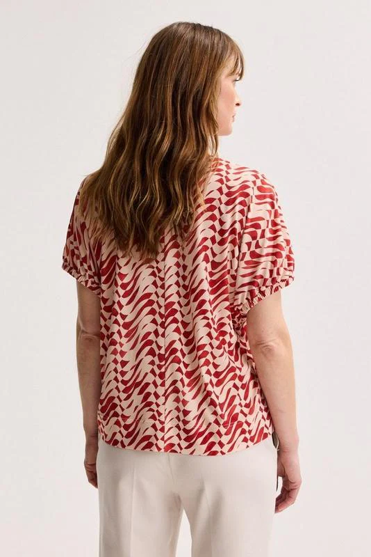 Blouses korte mouw oranje Mayerline - Image 3