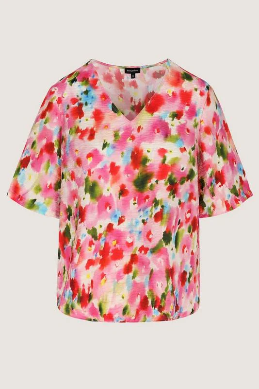 Blouses korte mouw oranje Mayerline - Image 3
