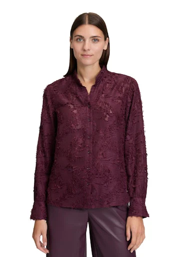 Blouses lange mouw paars Betty & Co - Image 3