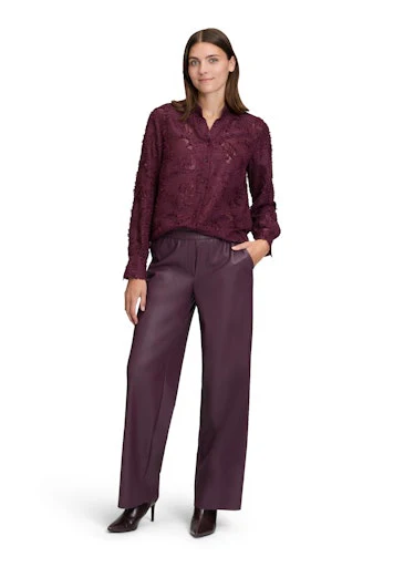 Blouses lange mouw paars Betty & Co - Image 5