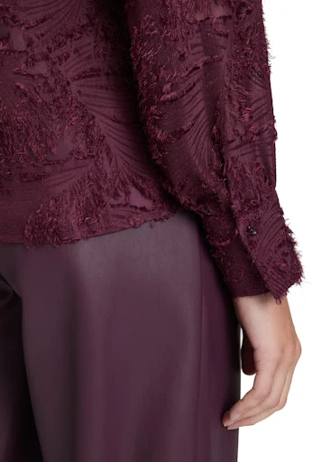 Blouses lange mouw paars Betty & Co - Image 7