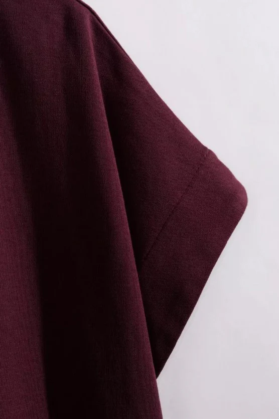Blouses korte mouw bordeaux CKS - Image 3