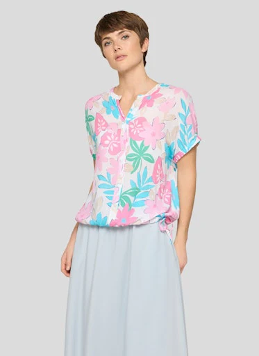 Blouses korte mouw paars Rabe - Image 2