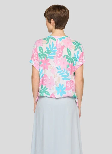 Blouses korte mouw paars Rabe - Image 4