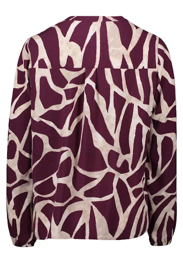 Blouses lange mouw rood Betty & Co - Image 2