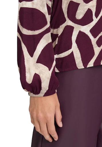 Blouses lange mouw rood Betty & Co - Image 7