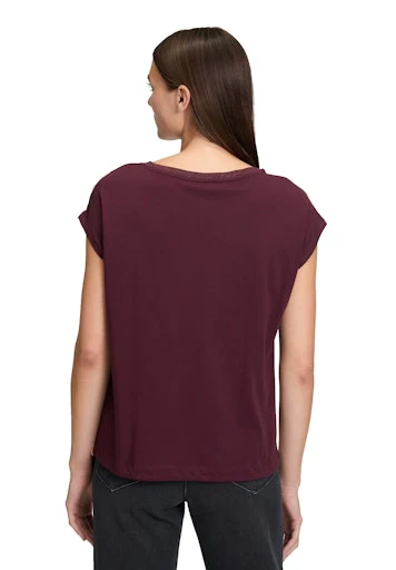 Blouses korte mouw rood Betty & Co - Image 4